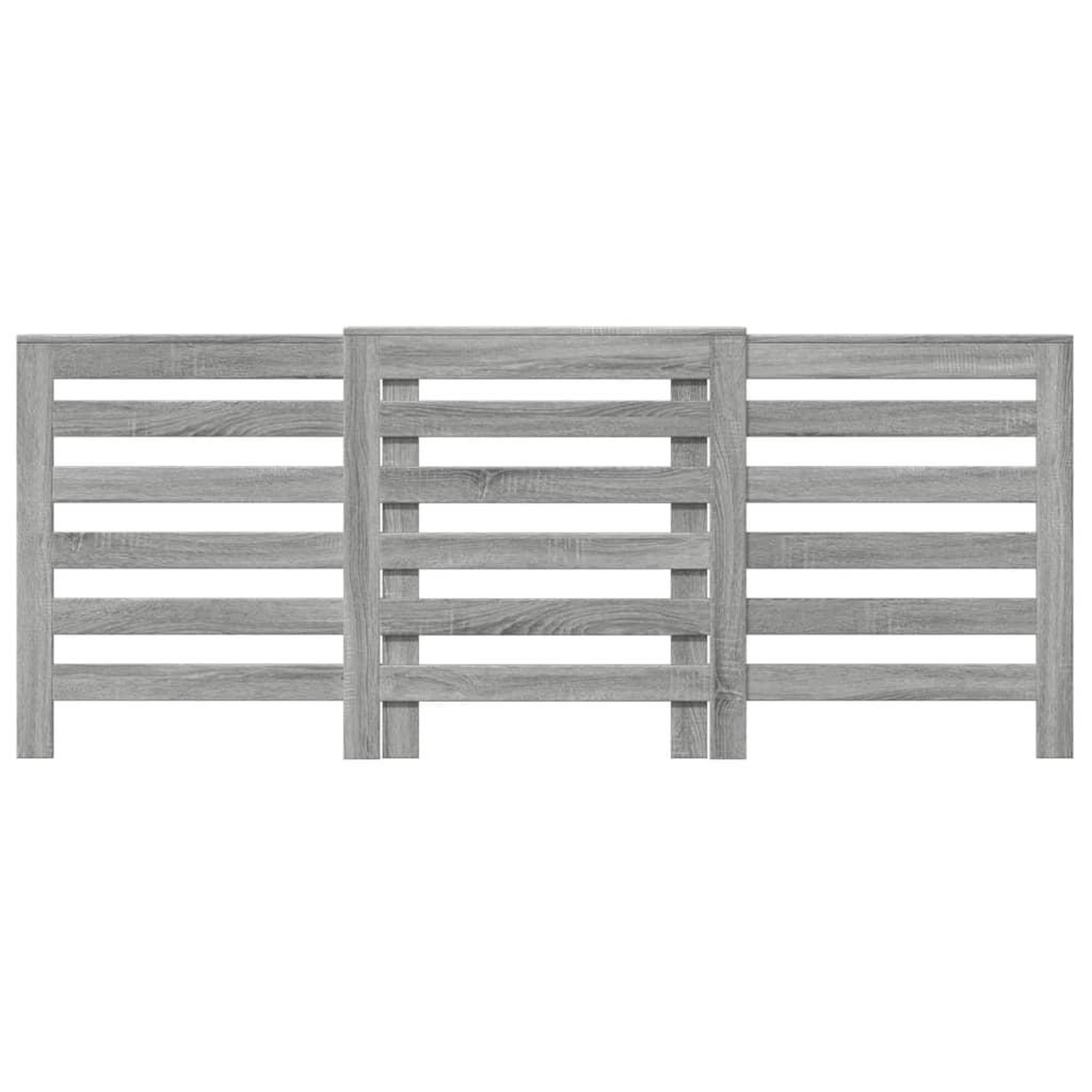 Voir la diapositive 3 : VIDAXL Cache-radiateur sonoma gris 205x21,5x83,5 cm bois d'ingenierie