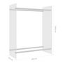 Voir la diapositive 6 : VIDAXL Portant de bois chauffage Transparent 80x35x100 cm Verre trempe