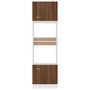 Voir la diapositive 5 : VIDAXL Armoire a micro-ondes Chene marron 60x57x207 cm