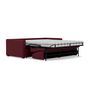 Voir la diapositive 5 : BEST MOBILIER Julia - canapé 3 places convertible express couchage quotidien 140 cm matelas 14 cm en tissu