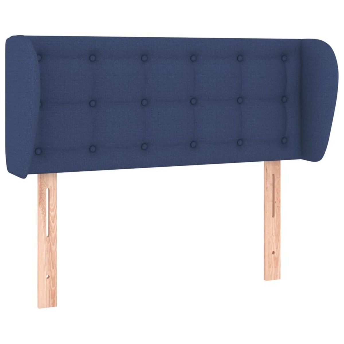 VIDAXL Tete de lit avec oreilles Bleu 83x23x78/88 cm Tissu