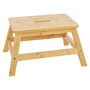 Voir la diapositive 1 : FIVE Marchepied en Bambou  1 Marche  38cm Naturel