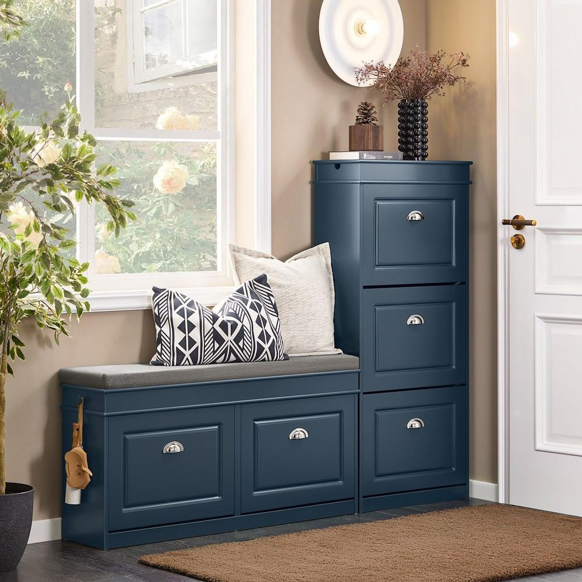 SOBUY SoBuy - Banc de rangement à chaussures avec 2 tiroirs - Classique - FSR64