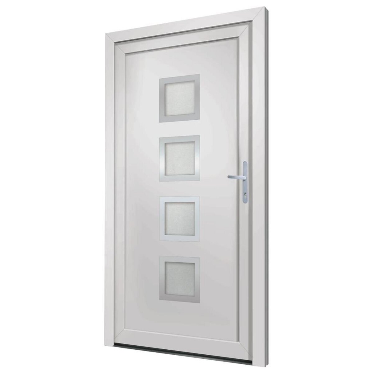 VIDAXL Porte d'entree Blanc 98x208 cm PVC