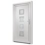 Voir la diapositive 4 : VIDAXL Porte d'entree Blanc 98x208 cm PVC