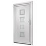 Voir la diapositive 4 : VIDAXL Porte d'entree Blanc 98x208 cm PVC
