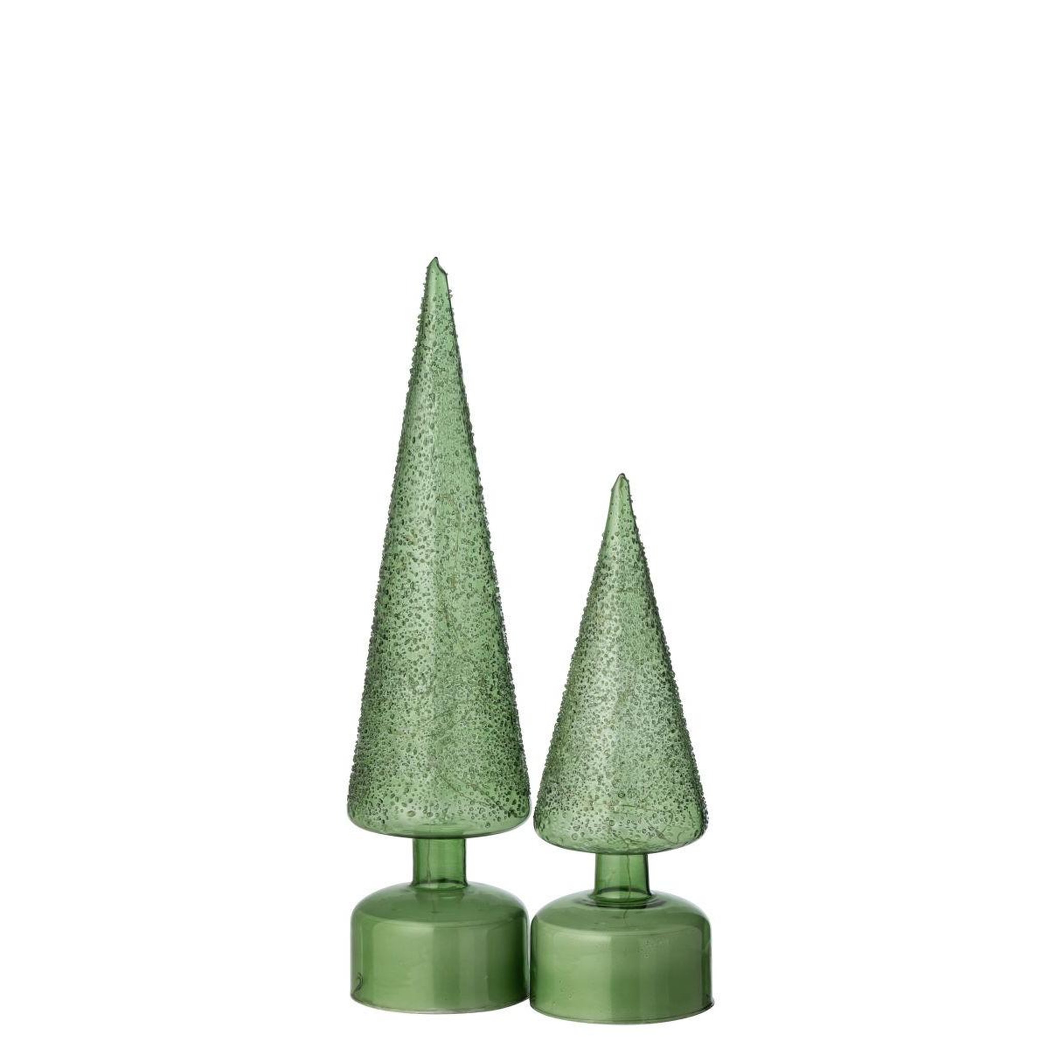 Voir la diapositive 4 : J-LINE Sapin tournant à led  lenard  38cm vert