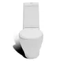 VIDAXL Ensemble de toilette et bidet sur pied blanc ceramique