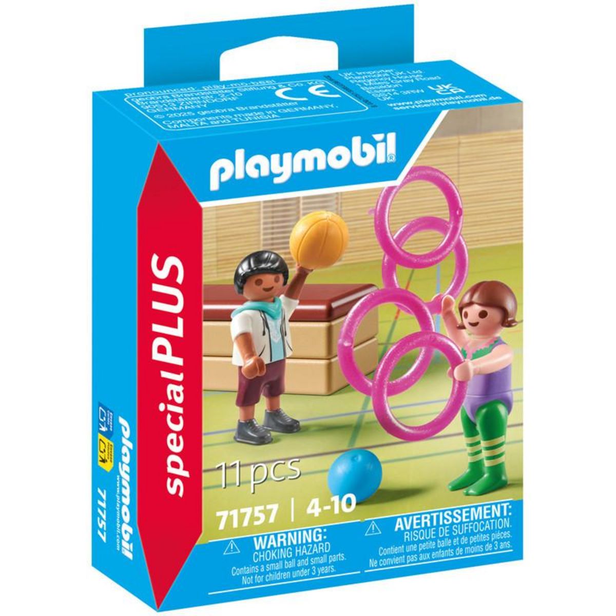 PLAYMOBIL 2 ENFTS +MATERIEL GYM SPE+ PLAYMOBIL PLL71757