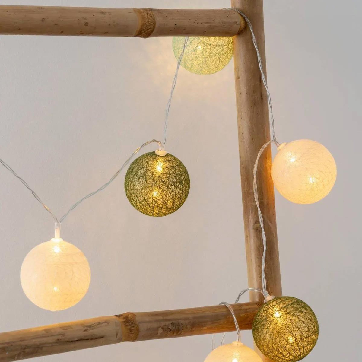 ATMOSPHERA Guirlande Led 20 Boules  Army  435cm Multicolore