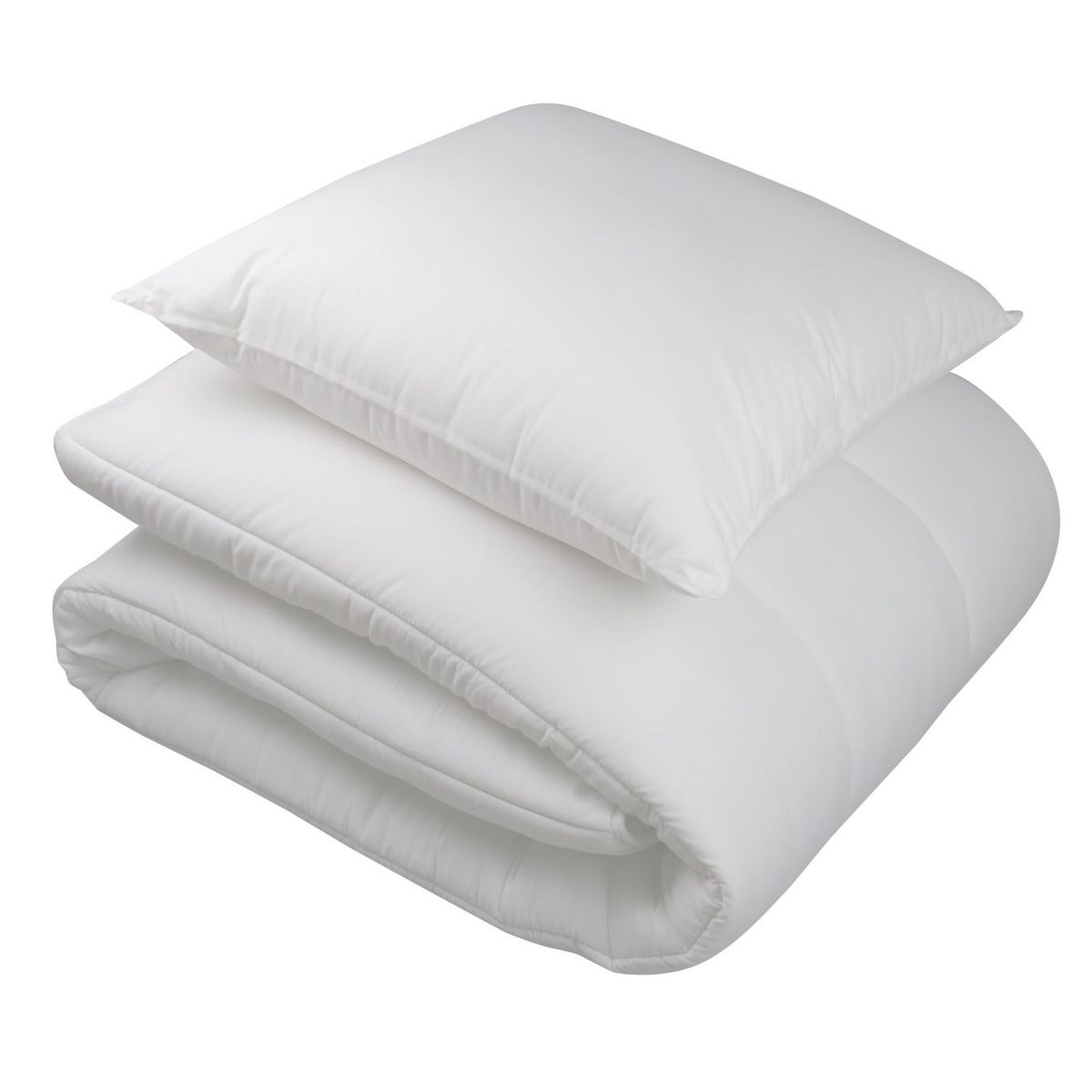 DODO Pack couette chaude anti-acariens en microfibre 400 g/m² + oreiller(s) COCON D'HIVER