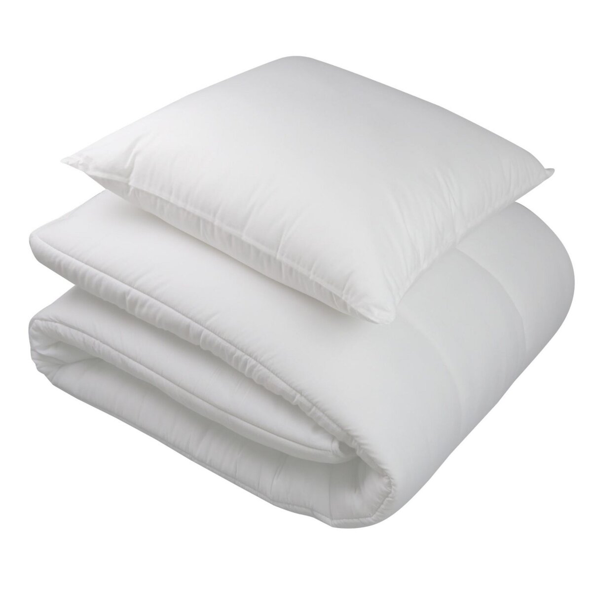 DODO Pack couette chaude anti-acariens en microfibre 400 g/m² + oreiller(s) COCON D'HIVER