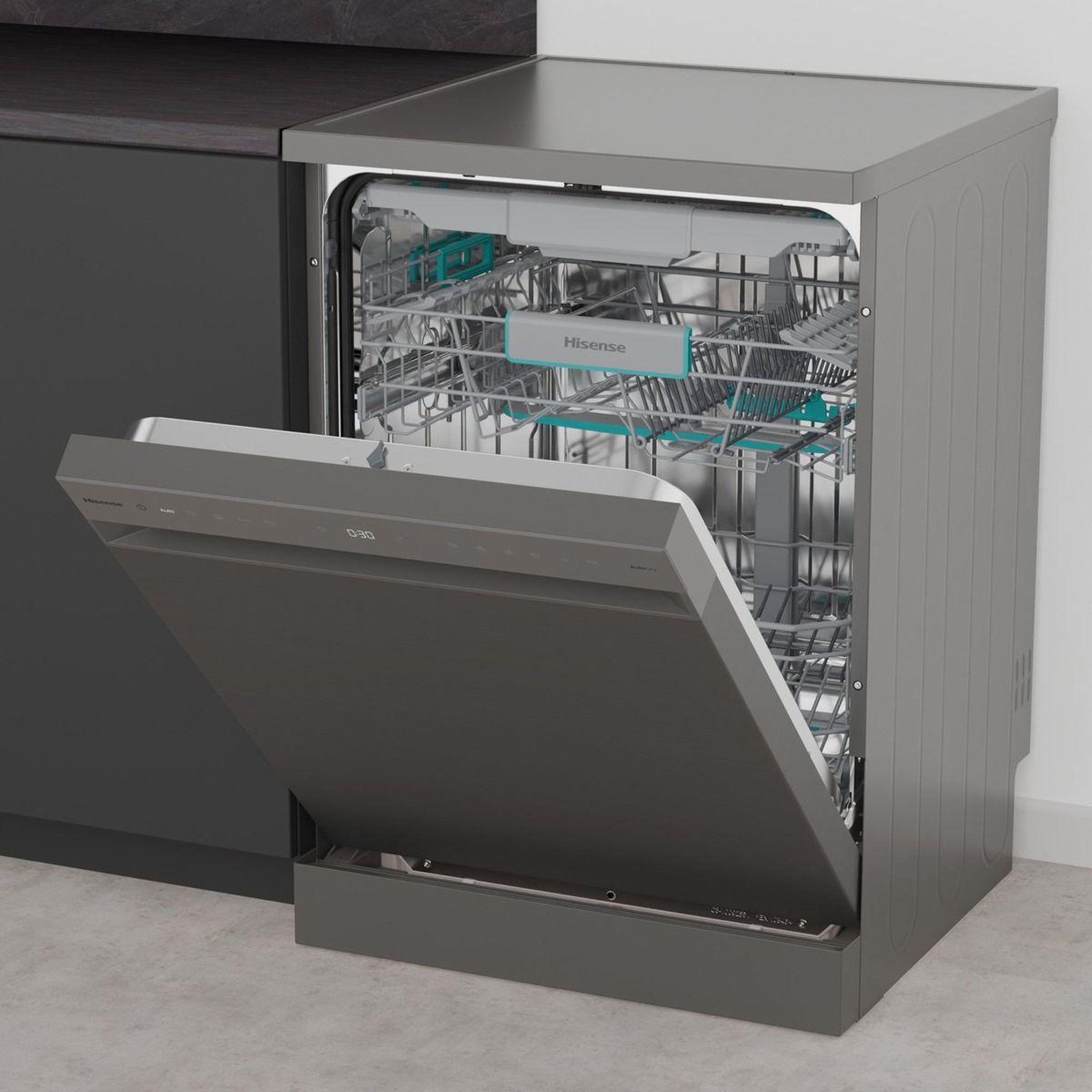 Voir la diapositive 2 : Hisense Lave vaisselle 60 cm hs663a90xuk