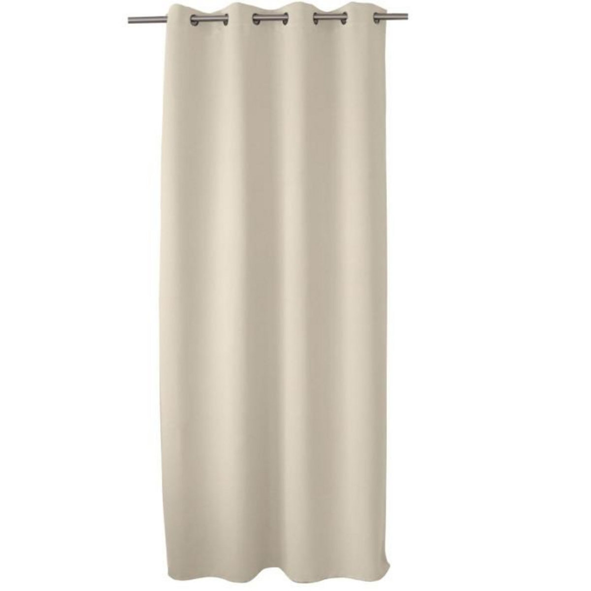 TOILINUX Rideau uni occultant avec oeillets - 140 x 240 cm