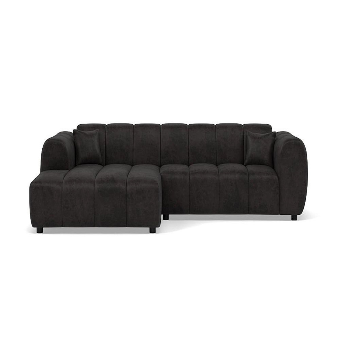 LISA DESIGN Curtis - canapé d'angle gauche 4 places en simili