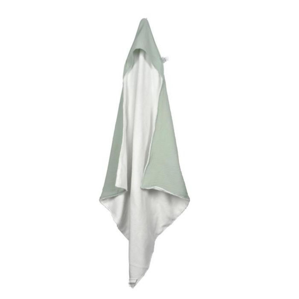 Paris Prix Cape de Bain Bébé  Absorbant  75x75cm Vert Céladon