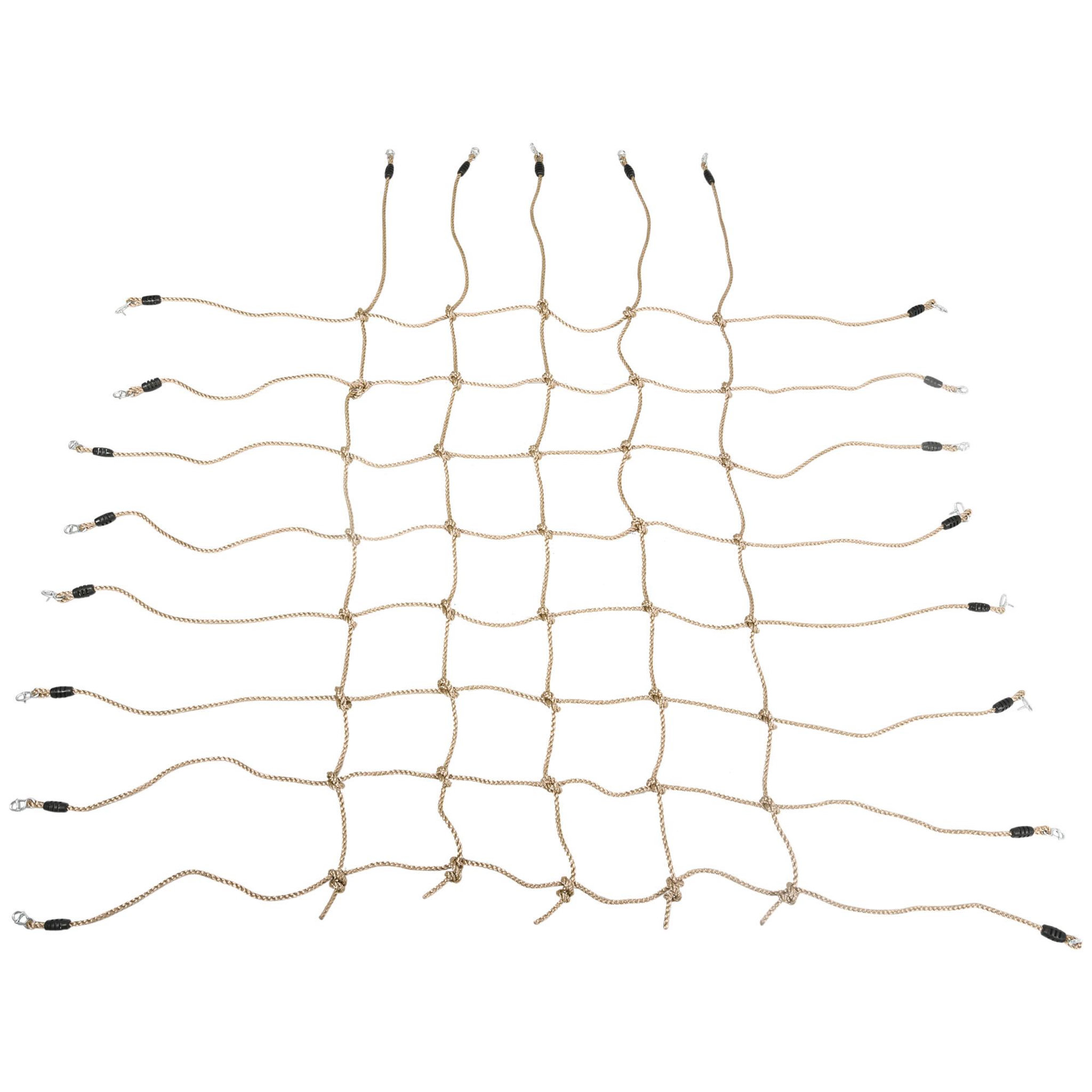 Voir la diapositive 1 : OUTSUNNY Filet d'escalade enfant PE filet à grimper 3-6 ans 1,5L x 2H m crochets acier galvanisé