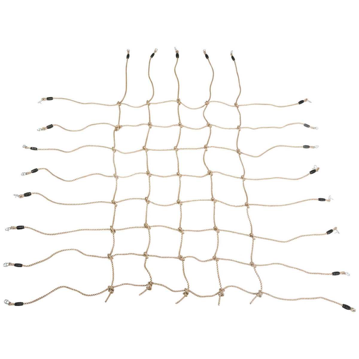 OUTSUNNY Filet d'escalade enfant PE filet à grimper 3-6 ans 1,5L x 2H m crochets acier galvanisé