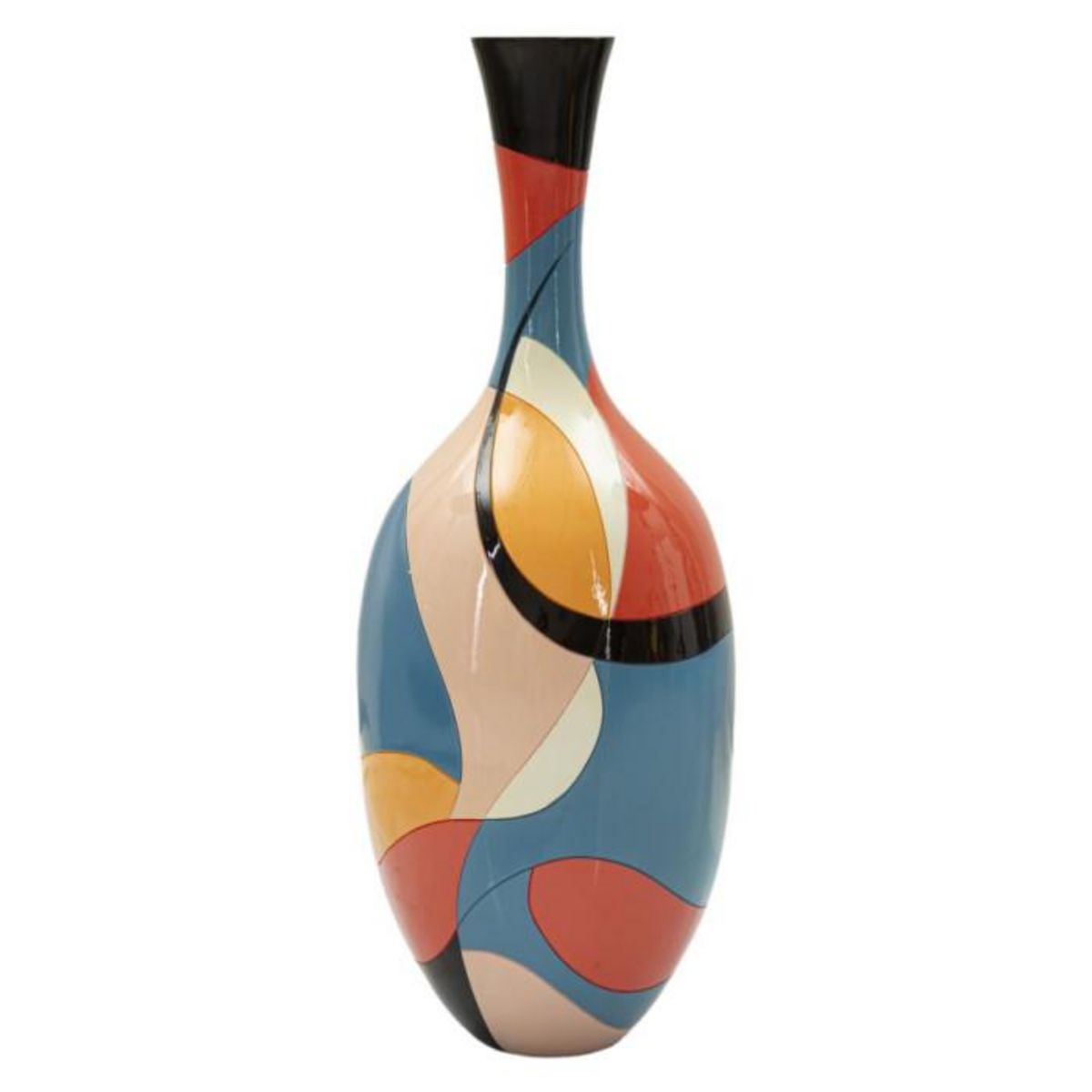Paris Prix Vase Déco en Résine  Rubic  66cm Multicolore