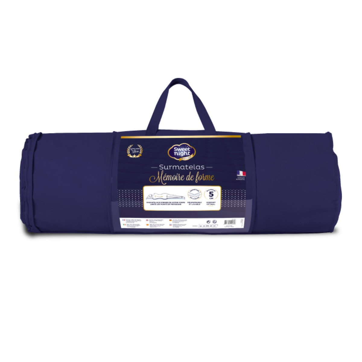 Sweetnight Surmatelas mémoire de forme épaisseur 7cm - QUALITE HOTELLERIE DE LUXE