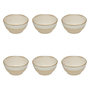 Voir la diapositive 1 : SECRET DE GOURMET Lot de 6 Bols en Faïence  Kate  72cl Blanc