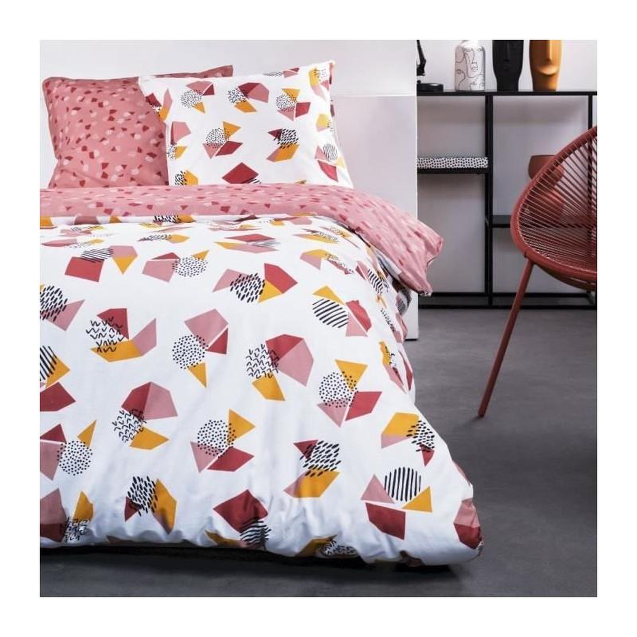 Today Parure de lit - TODAY - Sunshine - 116543 - 2 personnes - 240x260cm - Coton - Imprimé 9.41