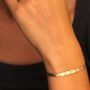 Voir la diapositive 2 : L'ATELIER D'AZUR Bracelet Trois Ors - Tresse Or Tricolore Jaune, Blanc et Rose - Femme