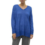 Vero Moda Pull Bleu Roi Femme Vero Moda Pullover. Coloris disponibles : Bleu