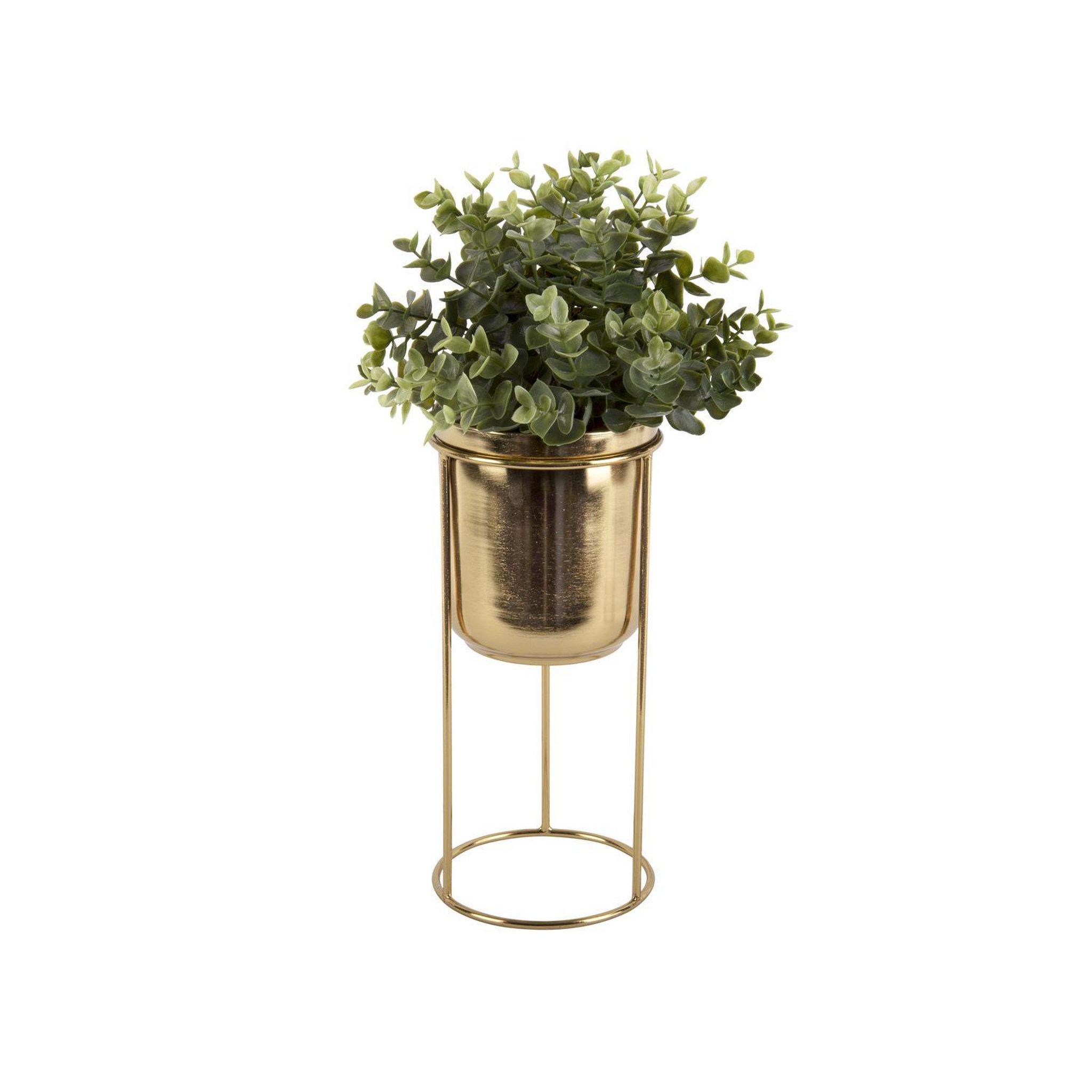 Voir la diapositive 1 : PRESENT TIME Cache pot design métal Tub - Doré