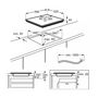 Voir la diapositive 5 : ELECTROLUX Table de cuisson induction 3 feux 7350w blanc - EIV63342CW/1