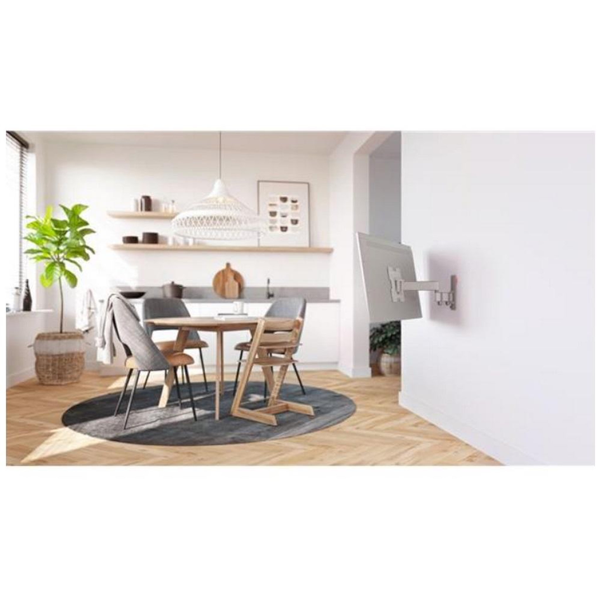 Voir la diapositive 3 : Vogel's Support mural inclinable/orientable pour écrans 19  à 43  - tvm3245wht