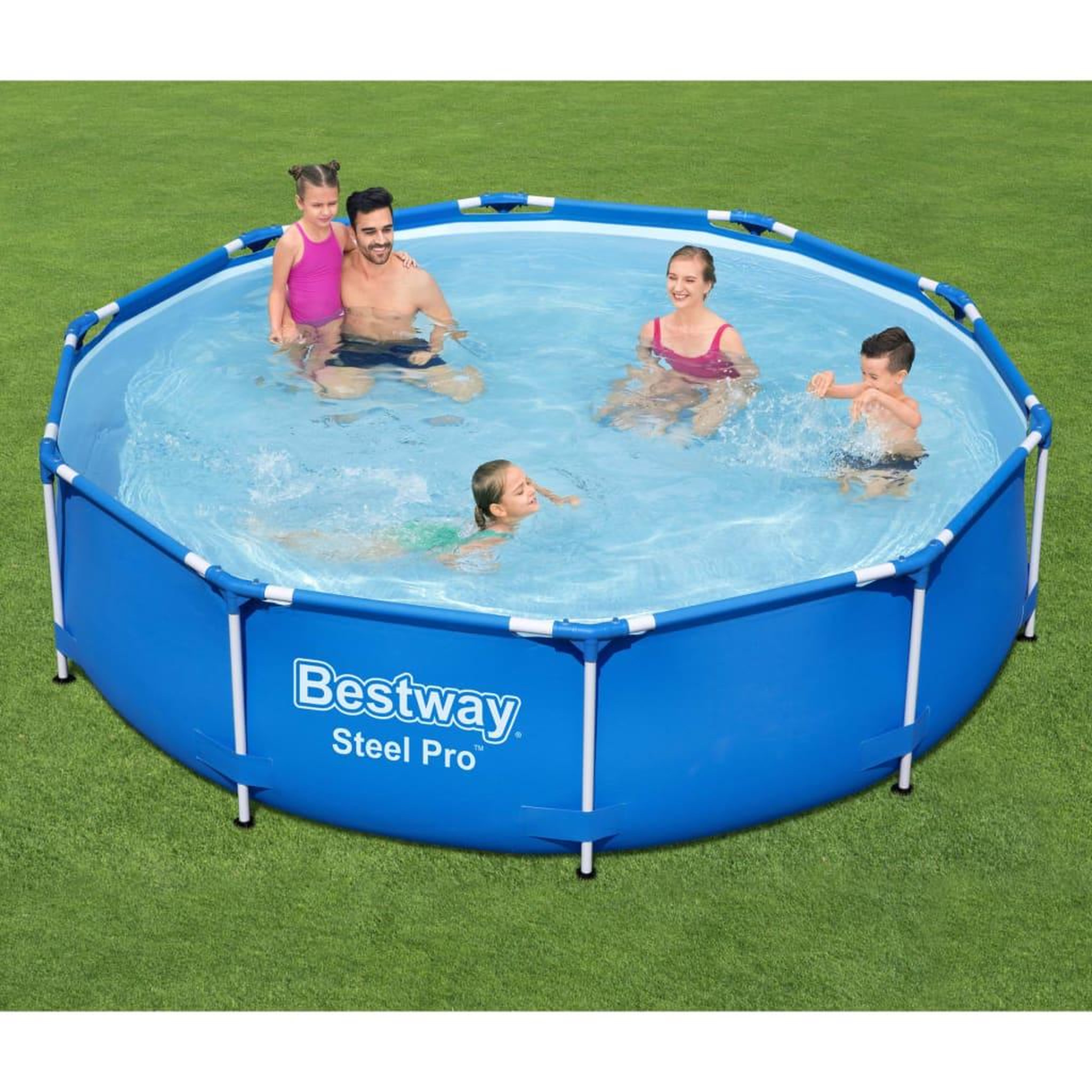 Voir la diapositive 1 : BESTWAY Bestway Piscine Steel Pro 305x76 cm