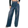 Voir la diapositive 1 : MONDAY PREMIUM Jean Baggy  Femme Monday Premium Wide  eg