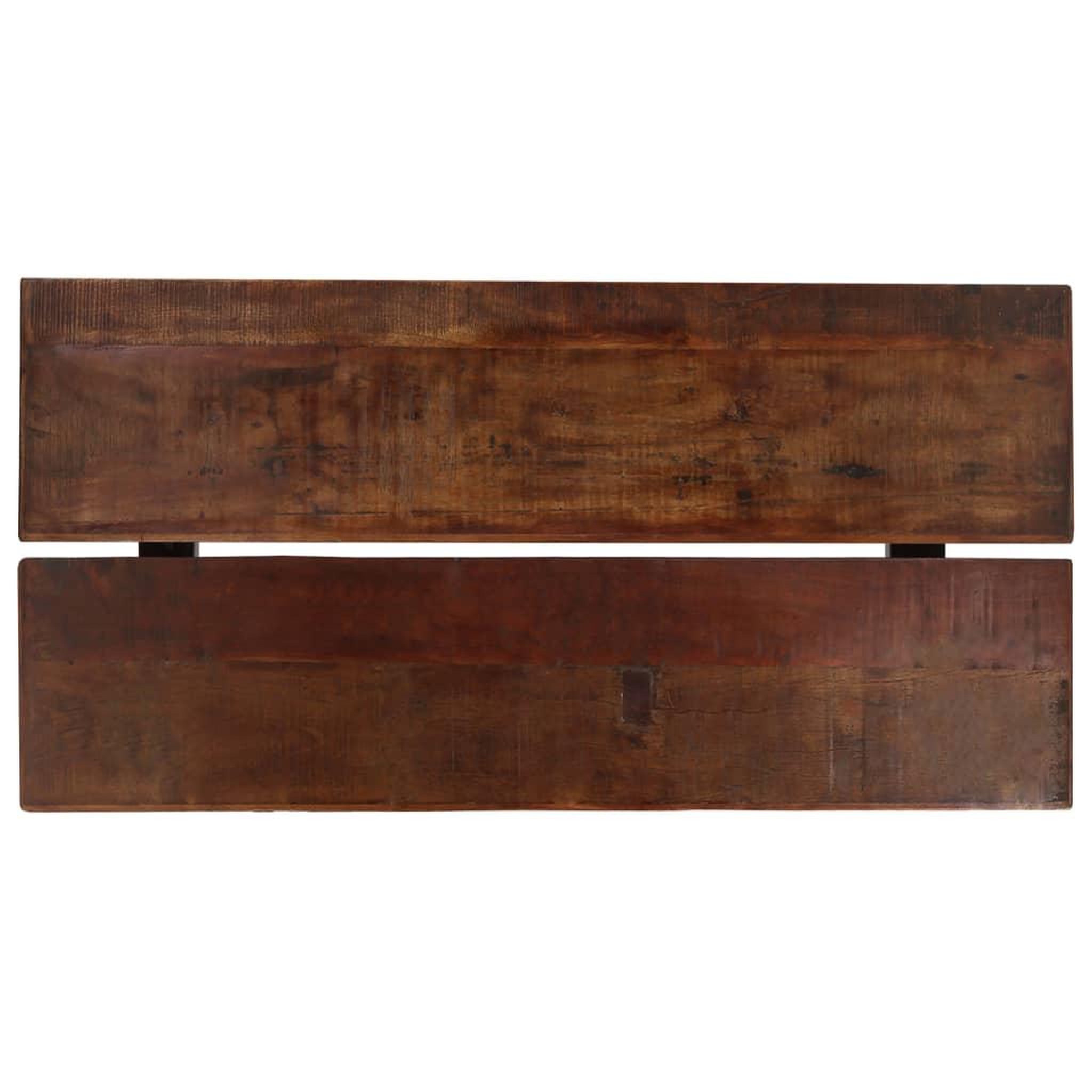 Voir la diapositive 3 : VIDAXL Table de bar Bois de recuperation massif Marron fonce