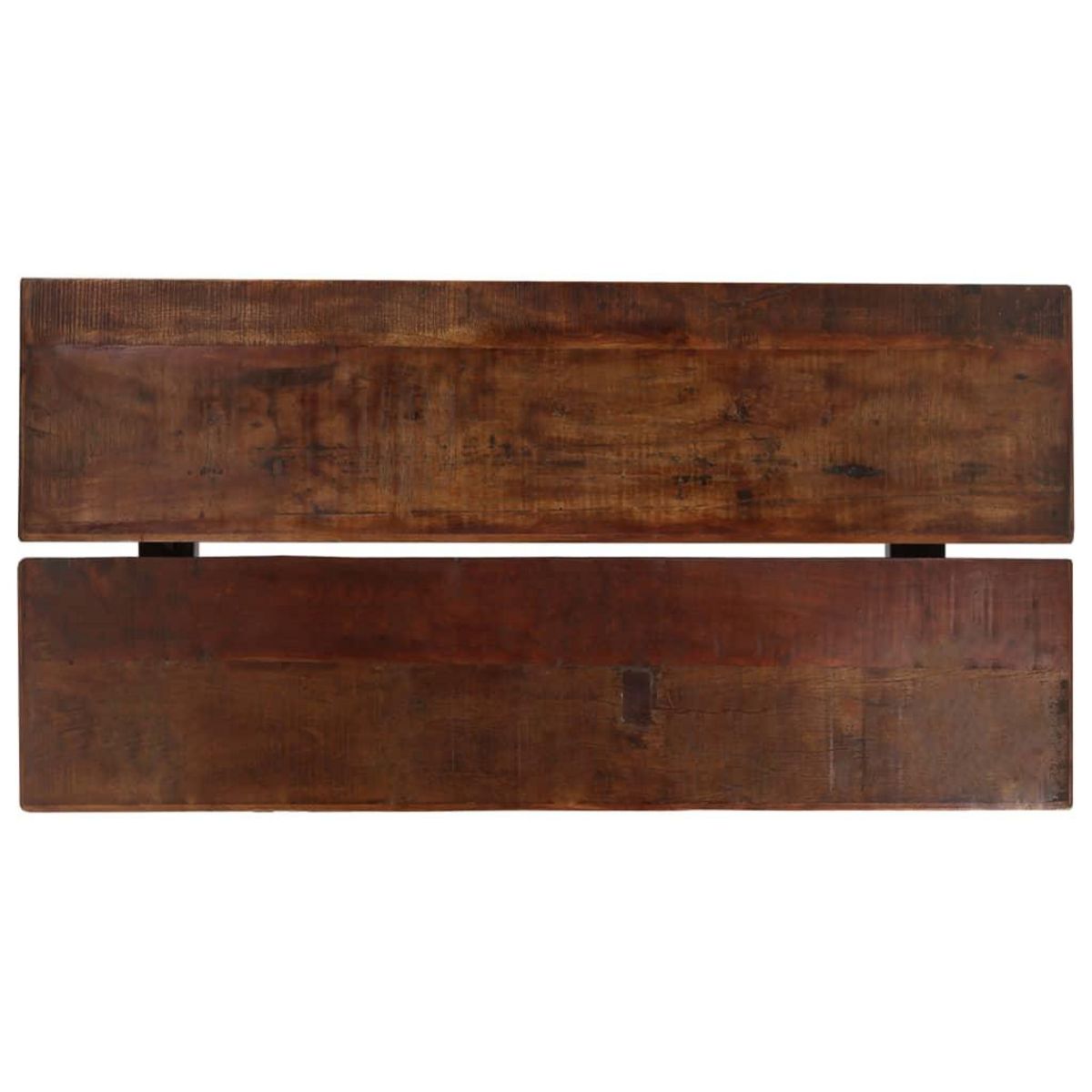 VIDAXL Table de bar Bois de recuperation massif Marron fonce