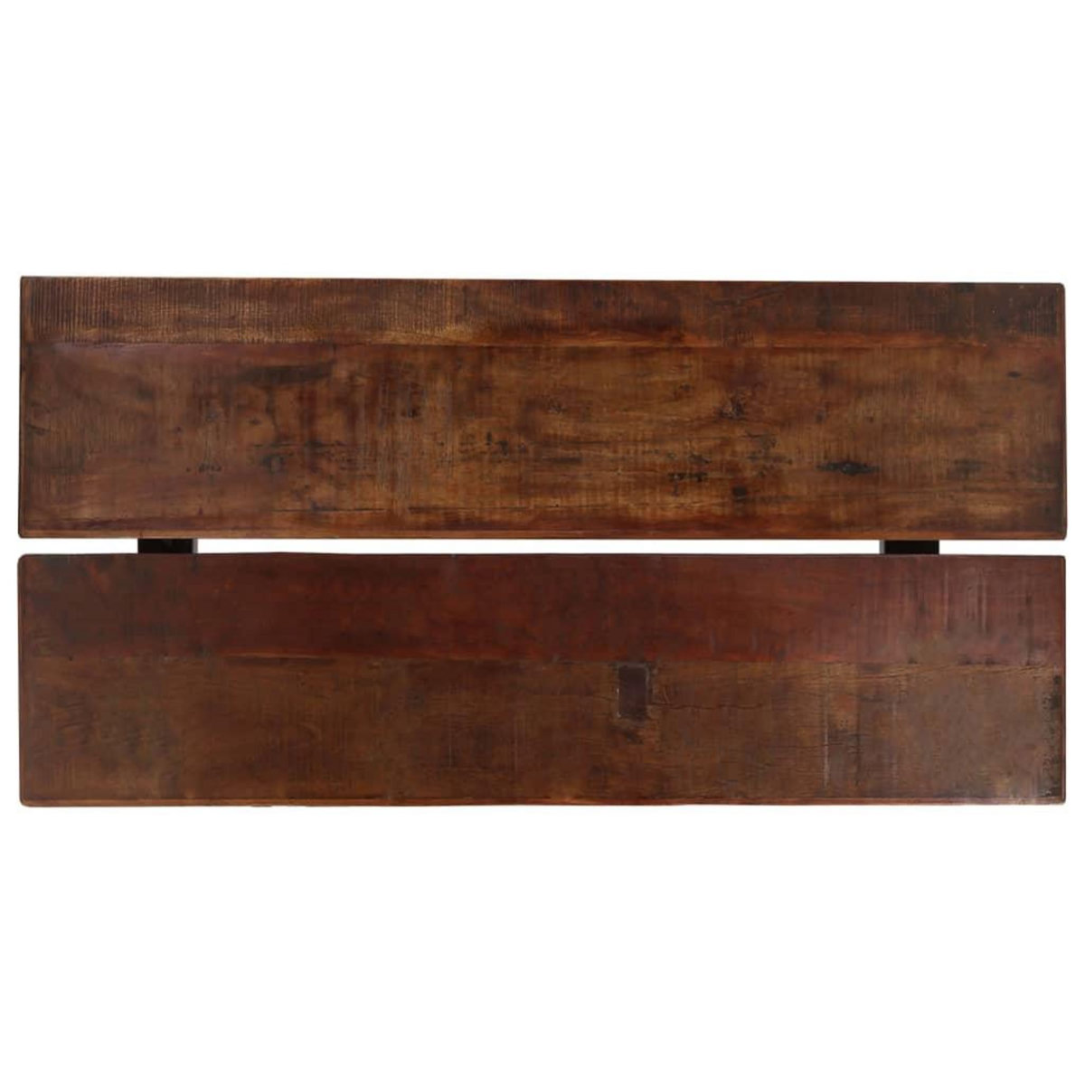 VIDAXL Table de bar Bois de recuperation massif Marron fonce