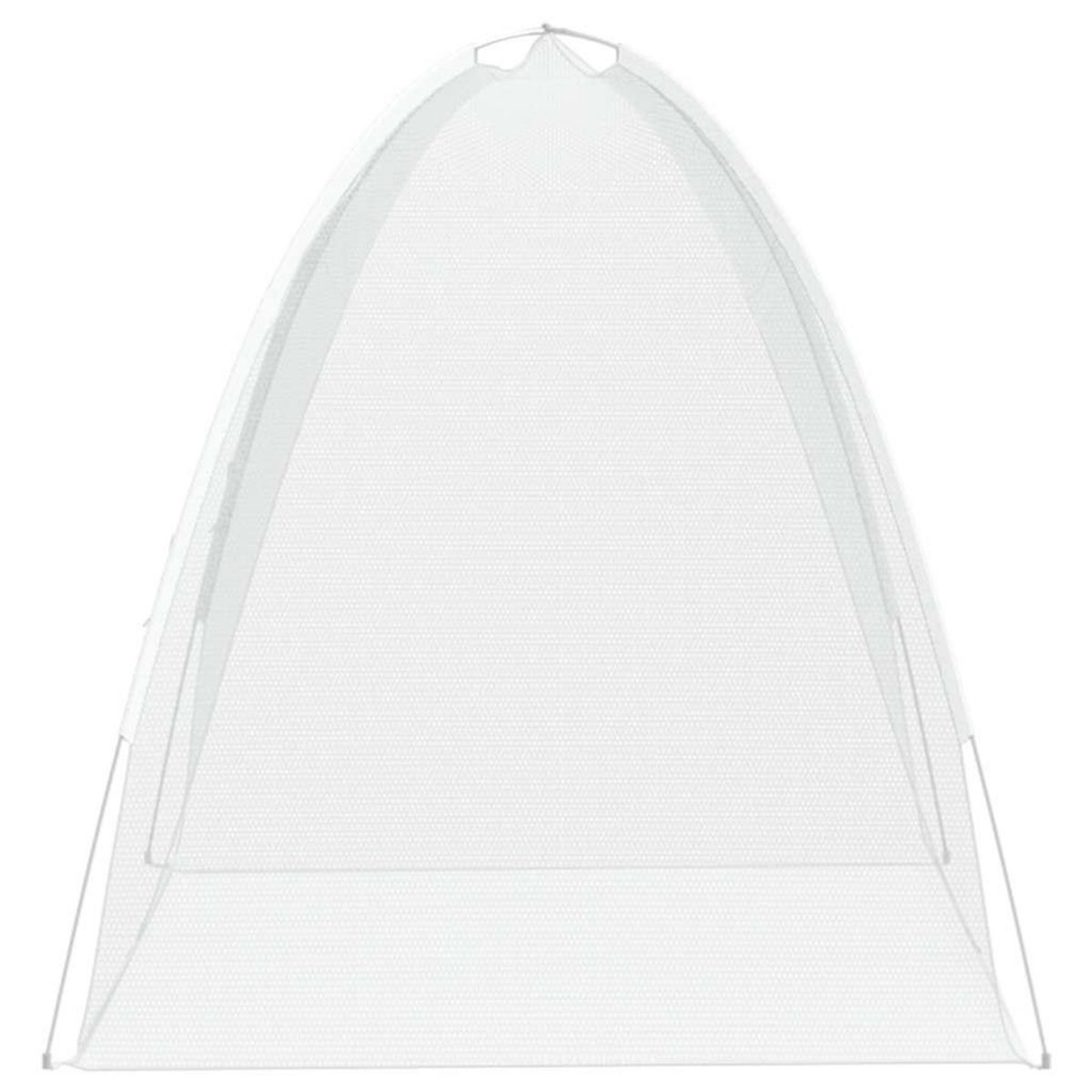 VIDAXL Moustiquaire mongole avec portes 220 maille blanc 200x120x130cm