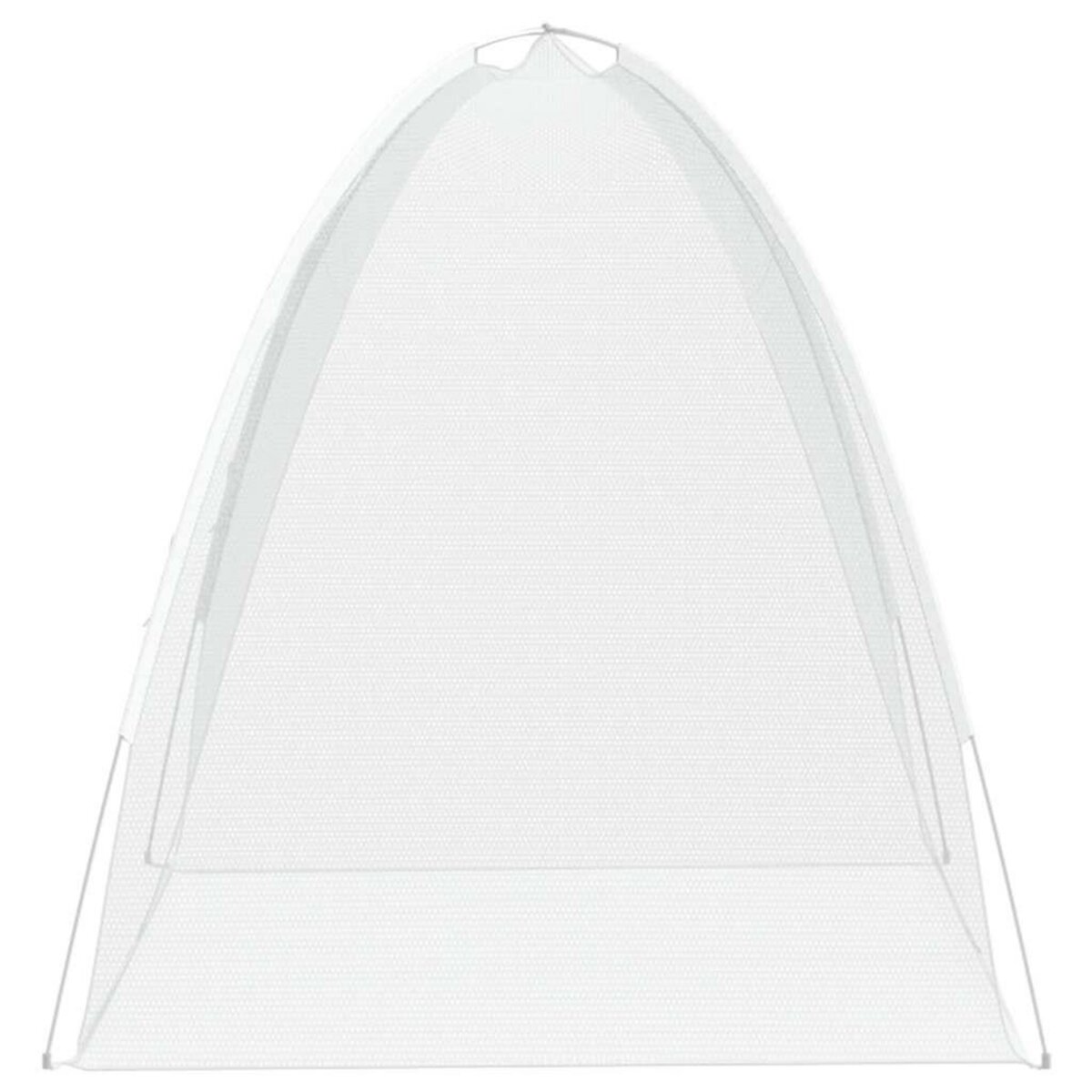 VIDAXL Moustiquaire mongole avec portes 220 maille blanc 200x120x130cm