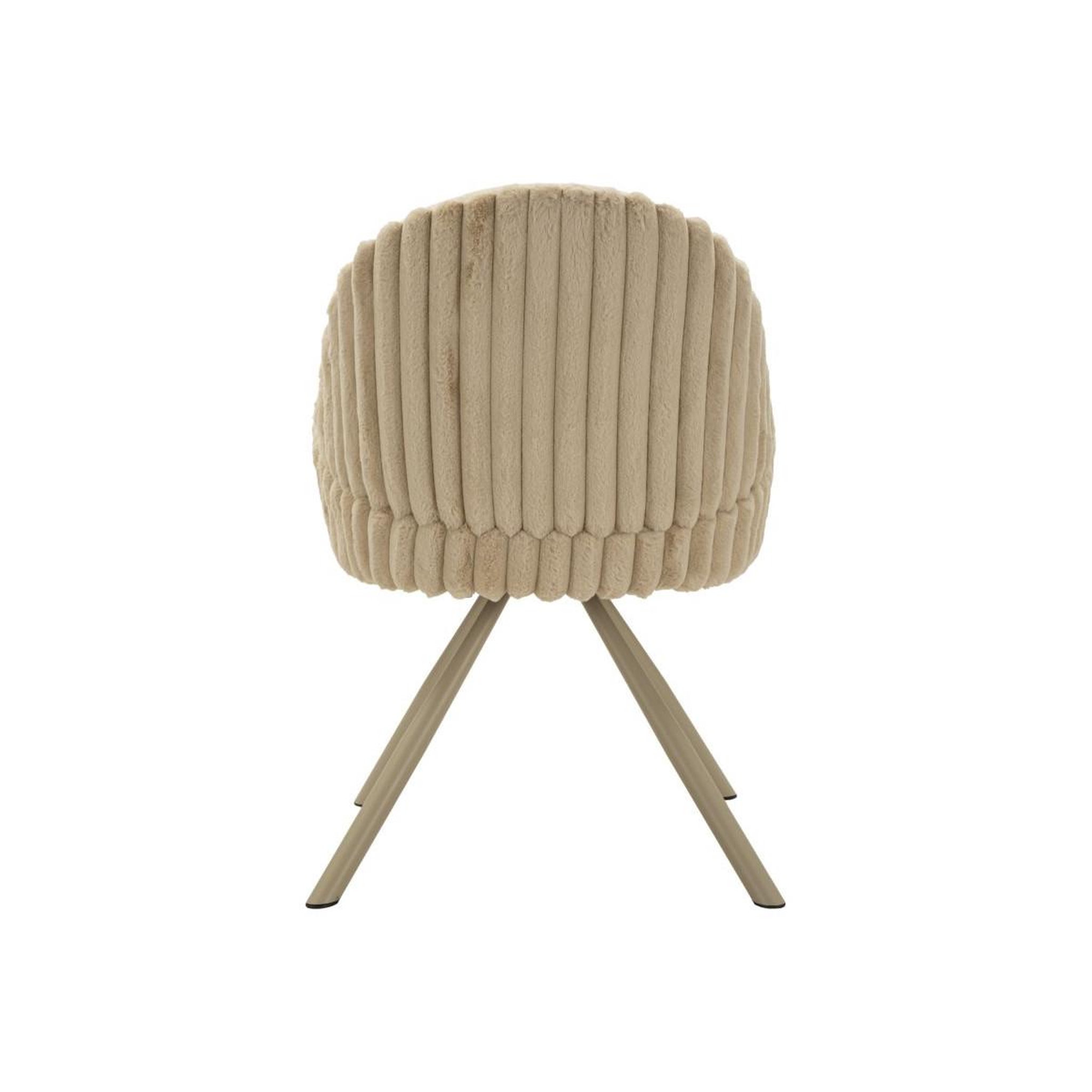 Voir la diapositive 6 : Paris Prix Lot de 2 chaises design  stoccolma  85cm crème