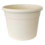 Voir la diapositive 1 : Telcom POT PLASTIQUE DROIT D40 H30CM BLANC CREME
