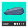 Voir la diapositive 4 : Logitech Logitech M171 Souris Sans Fil 2,4 GHz avec Mini-récepteur USB, Suivi Optique, Ambidextre - Bleu Gris