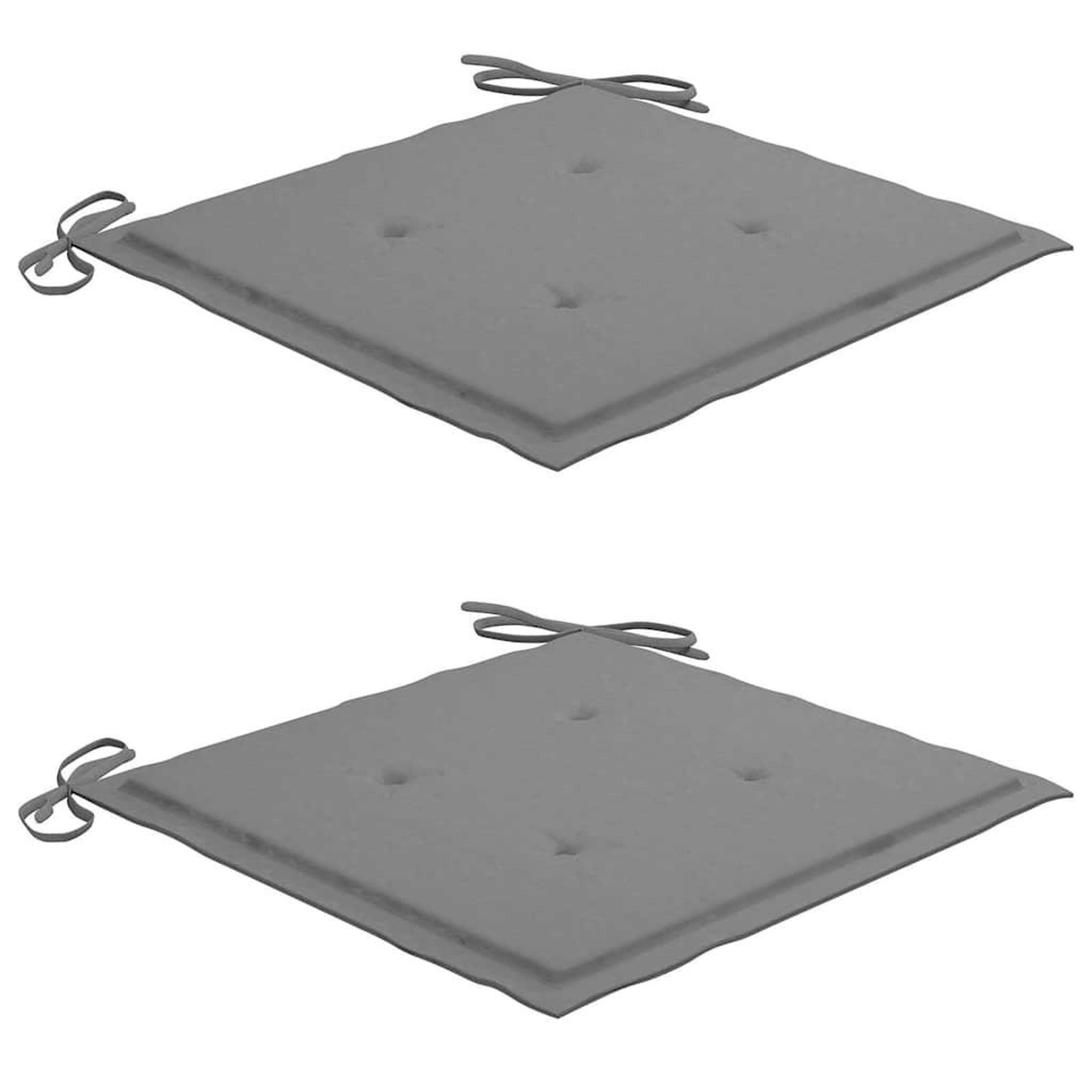Voir la diapositive 6 : VIDAXL Chaises de jardin avec table a the et coussins Acacia solide