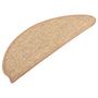 Voir la diapositive 3 : VIDAXL Tapis d'escalier auto-adhesifs 15 pcs Marron clair 65x21x4 cm