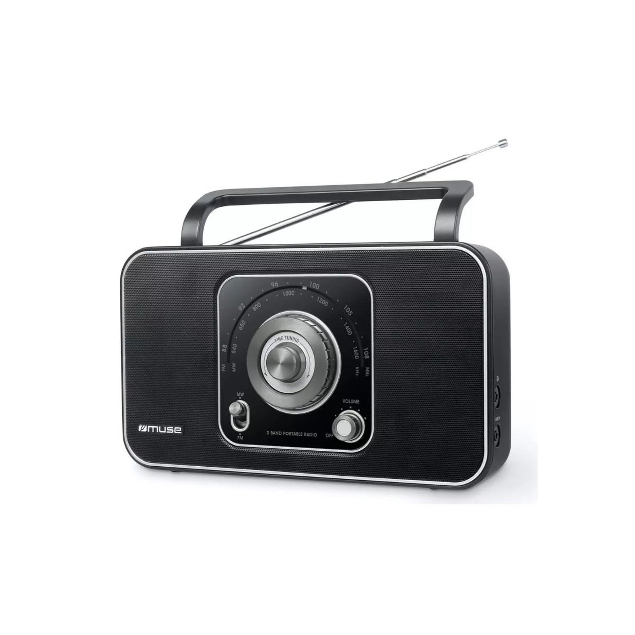 Muse Radio portable analogique noir - m069r