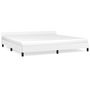 Voir la diapositive 2 : VIDAXL Cadre de lit avec tete de lit sans matelas blanc 200x200 cm
