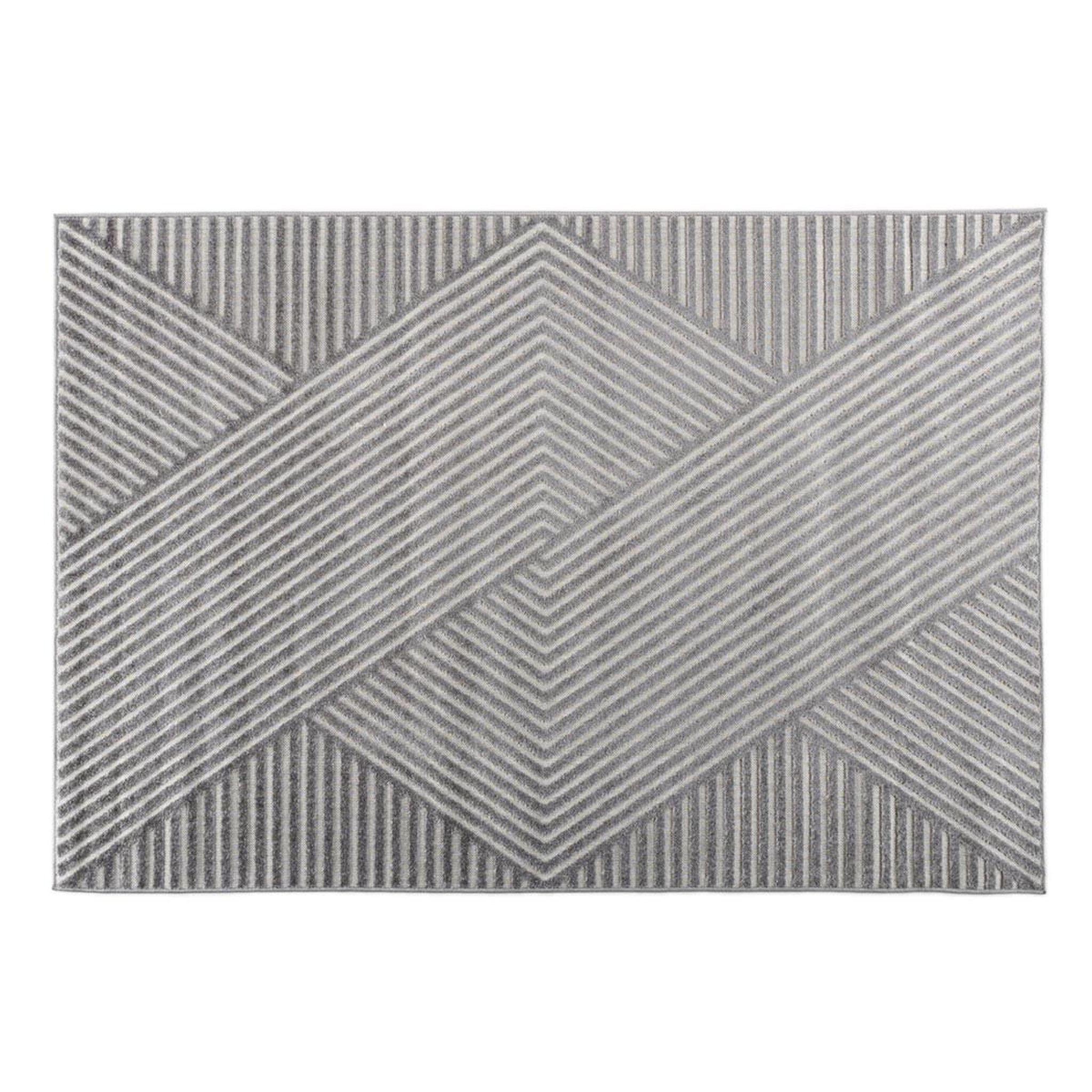Paris Prix Tapis déco  aron solar  200x290cm gris