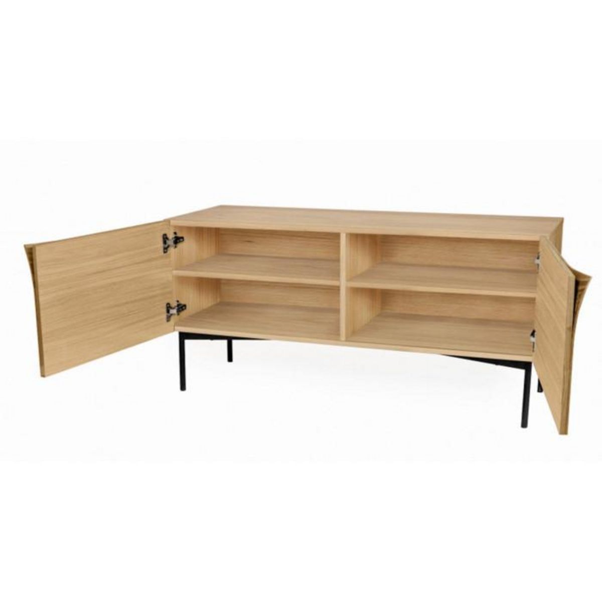 Paris Prix Buffet 2 Portes & 2 Niveaux  Plof  120cm Chêne