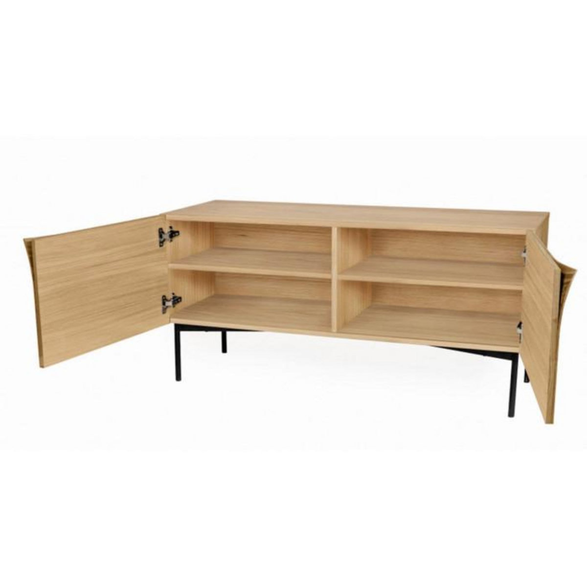 Paris Prix Buffet 2 Portes & 2 Niveaux  Plof  120cm Chêne