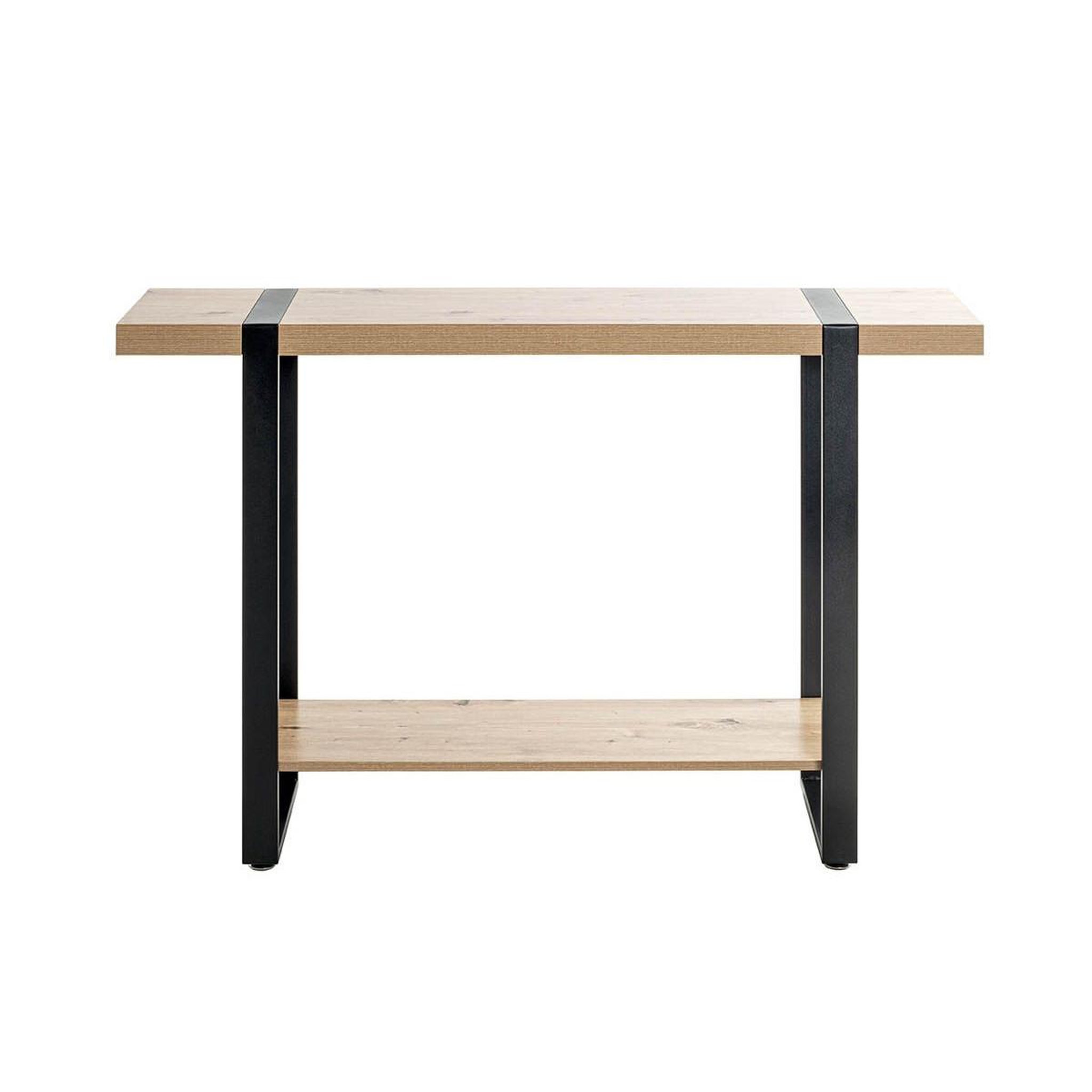 Voir la diapositive 2 : Paris Prix Console design  miranda  120cm chêne & noir