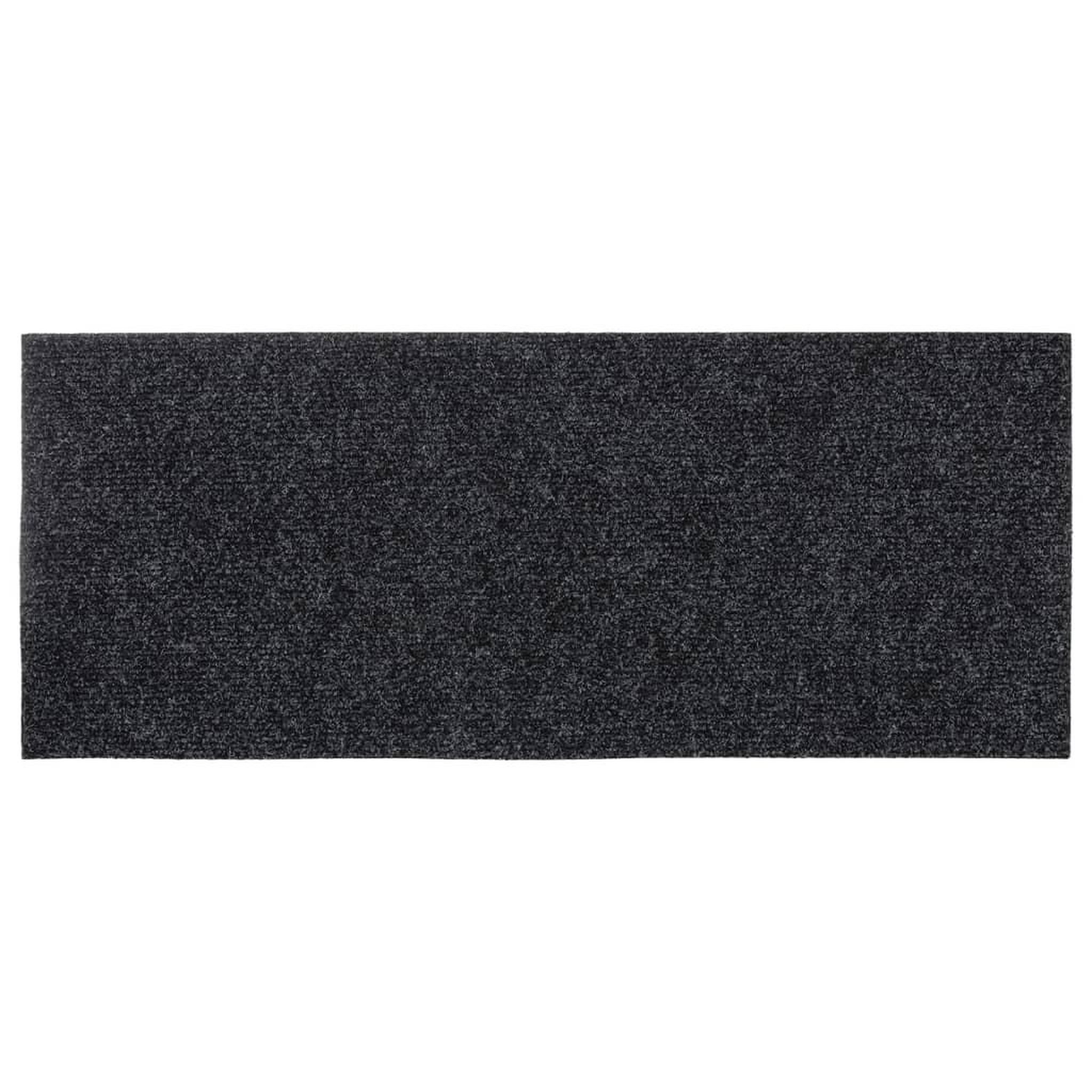 Voir la diapositive 5 : VIDAXL Tapis d'escalier autocollants Rectangulaire 15 pcs 60x25cm Gris